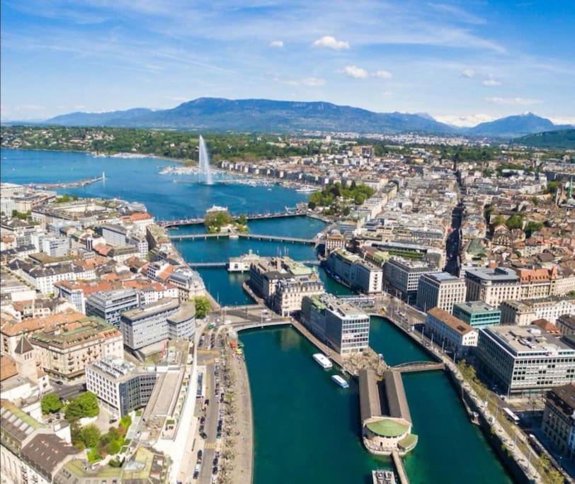 Modern'Blue - Gare Annemasse A 3Min-Geneve Acces Direct Apartment Exterior foto