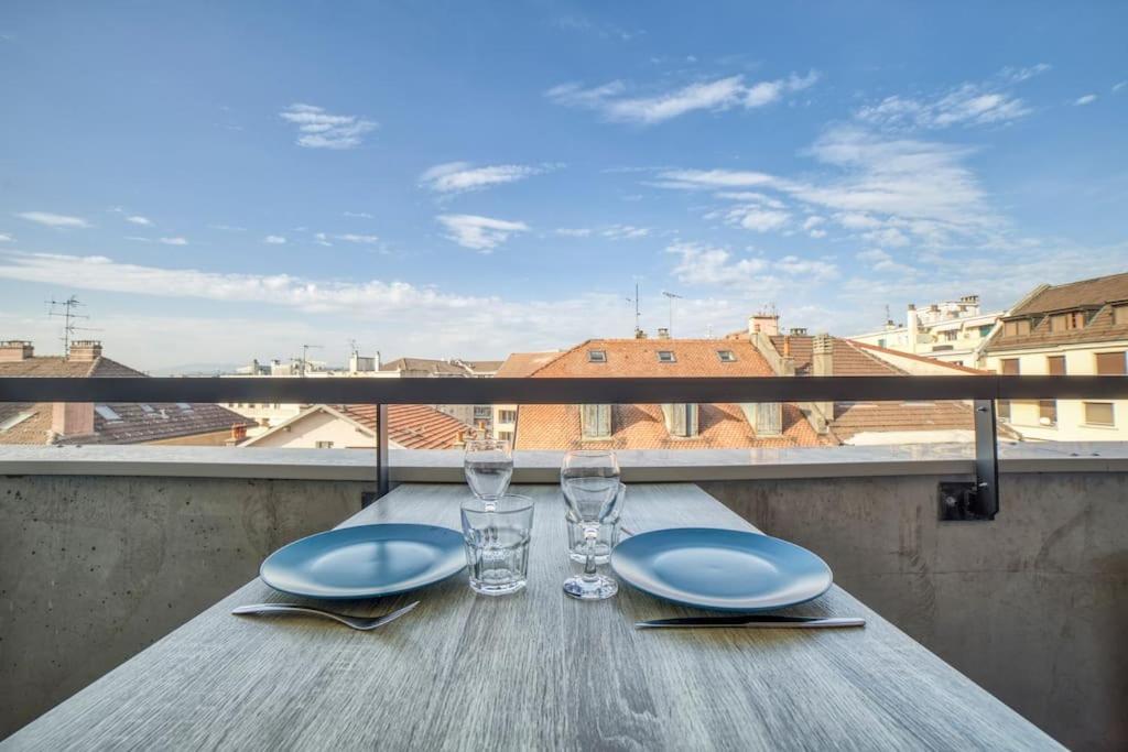Modern'Blue - Gare Annemasse A 3Min-Geneve Acces Direct Apartment Exterior foto