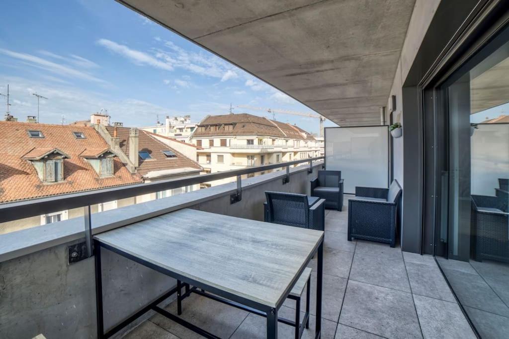 Modern'Blue - Gare Annemasse A 3Min-Geneve Acces Direct Apartment Exterior foto